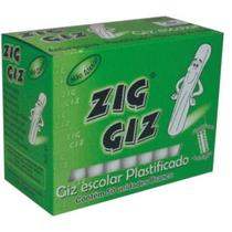 Giz Escolar Zig Giz Branco - 50 unidades