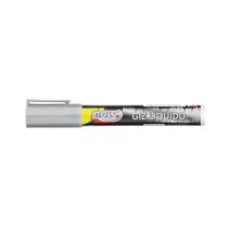 Giz líquido 6mm prata BRW