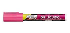 Giz líquido 6mm rosa BRW Giz líquido 6mm rosa BRW