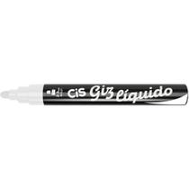 Giz Líquido CIS Ponta Ogiva 5MM Branco CX com 06