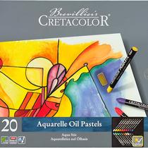 Giz Oil Pastel Aqua Stic Cretacolor 20 Cores