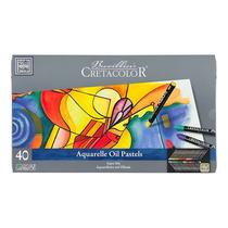 Giz Oil Pastel Aqua Stic Cretacolor 40 Cores Giz Oil Pastel Aqua Stic Cretacolor 40 Cores
