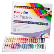 Giz Oil Pastel Pentel Arts A Óleo 36 Cores Bastão Oleoso