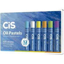 Giz Oleo Cis Oil Pastels Com 12 Cores