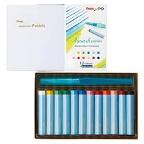 Giz Oleoso Aquarela Pentel com 12 Unidades + Pincel Giz Oleoso Aquarela Pentel com 12 Unidades + Pincel