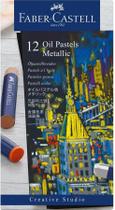 Giz Oleoso C/12 Cores Metallic Faber Castell