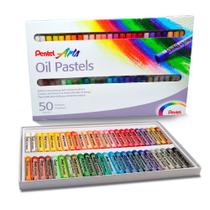 Giz para desenhar com 50 cores - Pentel