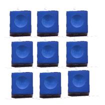 Giz para Sinuca Azul Bilhar Importado semelhante Master 9 peças Giz para Sinuca Azul Bilhar Importado semelhante Master 9 peças