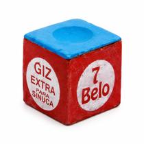 Giz para Taco Sinuca/Bilhar de Ponteira de Borracha Azul 7 Belo