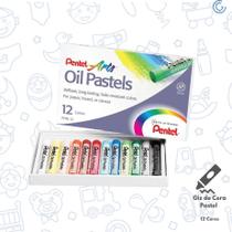 Giz Pastel 12 Oil Pentel Giz Pastel 12 Oil Pentel
