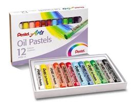 Giz Pastel À Óleo Com 12 Un Phn-12 Pentel 06743