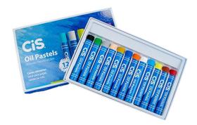 Giz Pastel Oleoso 12 Cores Vibrantes CIS Giz Pastel Oleoso 12 Cores Vibrantes CIS