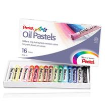 Giz Pastel Oleoso 16 cores Pentel (PHN-16) - Pentel Arts