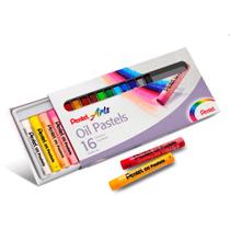Giz Pastel Oleoso 16 Cores - Pentel