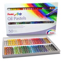 Giz Pastel Oleoso 50 Cores Pentel