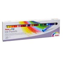 Giz Pastel Oleoso Artístico 25 Cores - Pentel - Tendtudo