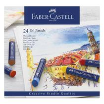 Giz Pastel Oleoso Faber Castell Creative Studio 24 Cores