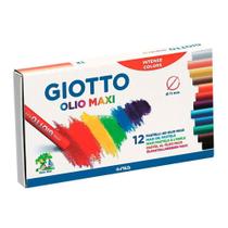 Giz Pastel Oleoso Giotto 12 Cores