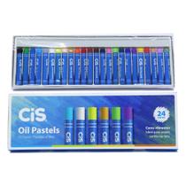 Giz Pastel oleoso Oil Pastels c/24 Cores - Cis