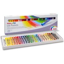 Giz Pastel Oleoso Óleo Oil Pentel 25 Cores Uso Artístico