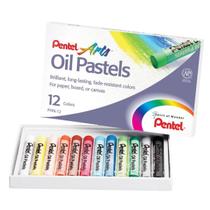Giz Pastel Oleoso Pentel Arts 12 Cores Original PHN-12 Giz Pastel Oleoso Pentel Arts 12 Cores Original PHN-12