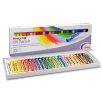 Giz Pastel Oleoso Pentel Arts 25 Cores para Desenho, Esboço e Artistas Profissionais bastão oleoso