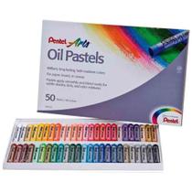 Giz Pastel Oleoso Pentel Arts 50 Cores