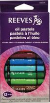 Giz Pastel Oleoso Reeves C/12 Cores Importado Giz Pastel Oleoso Reeves C/12 Cores Importado