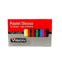 Giz Pastel Oleoso Vision com 12