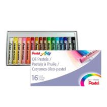 Giz Pastel Phn16 - Oleoso 16 Cores Pentel