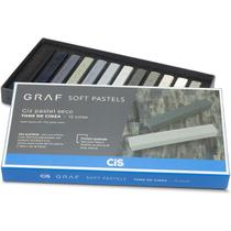 Giz Pastel Seco 12 Cores Graf Soft Cis
