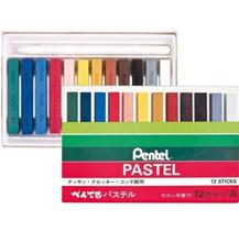 Giz Pastel Seco 12 Cores - Pentel -