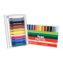 Giz Pastel Seco 12 Cores Pentel