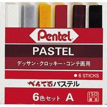 Giz Pastel Seco 6 Cores Básicas