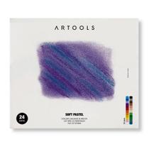 Giz Pastel Seco Artools Soft Pastel Com 24 Cores Giz Pastel Seco Artools Soft Pastel Com 24 Cores