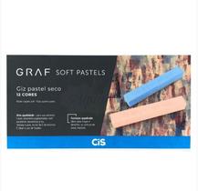 Giz Pastel Seco Cis Graf - 12 Cores