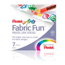 Giz Pastel Seco com 7 Cores - Pentel