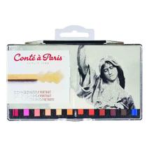 Giz Pastel Seco Conté a Paris Carre Retrato 12 Cores 50129 Giz Pastel Seco Conté a Paris Carre Retrato 12 Cores 50129
