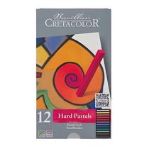 Giz Pastel Seco Cretacolor Hard Carré 12 Cores