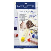 Giz Pastel Seco Faber Castell Creative Studio Longo Soft 12 Cores