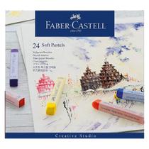Giz Pastel Seco Faber Castell Creative Studio Longo Soft 24 Cores Giz Pastel Seco Faber Castell Creative Studio Longo Soft 24 Cores