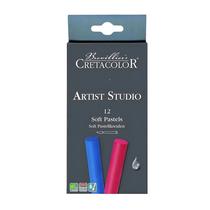 Giz Pastel Seco Soft Artist Studio Cretacolor 12 Cores