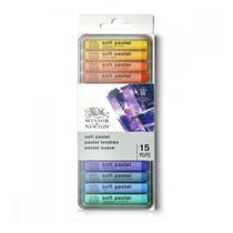 Giz Pastel Seco Soft Winsor & Newton com 15 Cores - 1790001 Giz Pastel Seco Soft Winsor & Newton com 15 Cores - 1790001