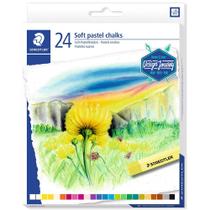 Giz Pastel Seco Staedtler Soft Karat 24 Cores 2430 C24 06 Giz Pastel Seco Staedtler Soft Karat 24 Cores 2430 C24 06