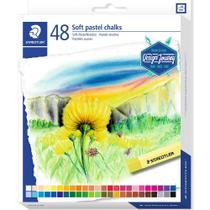Giz Pastel Seco Staedtler Soft Karat 48 Cores 2430 C48 06 Giz Pastel Seco Staedtler Soft Karat 48 Cores 2430 C48 06