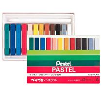 Giz pentel pastel seco ga12ad c12 cores