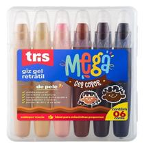 Giz retr tris mega gel pele 6 cor cjto tris 604374 Giz retr tris mega gel pele 6 cor cjto tris 604374