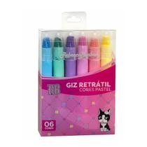 Giz Retrátil Cores Pastel Escolar Rebecca Bonbon Giz Retrátil Cores Pastel Escolar Rebecca Bonbon