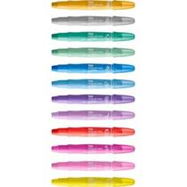 Giz Retrátil Mega Gel Color Metálico colorir 12 Cores pastel não suja excelente para pré escola tris Giz Retrátil Mega Gel Color Metálico colorir 12 Cores pastel não suja excelente para pré escola tris