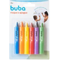 Giz Risque e Apague Buba Cores Variadas Para um Banho Divertido e Criativo Ideal Para Crianças